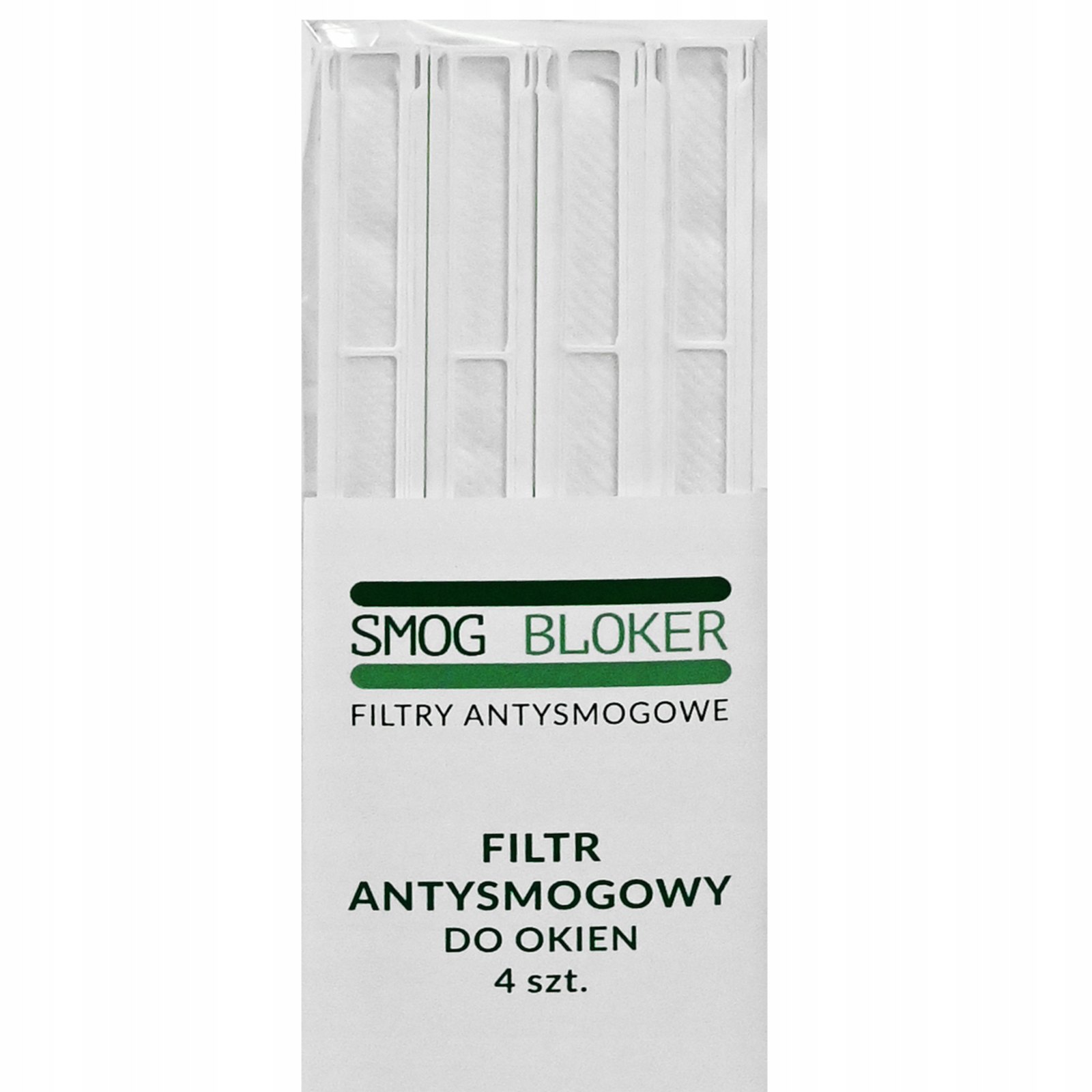 Opakowanie Smog Bloker - filtr antysmogowy do okien, komplet 4 sztuki